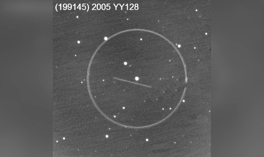 Приближающийся к Земле астероид. Обложка © Telegram / KIAM &amp; ISON