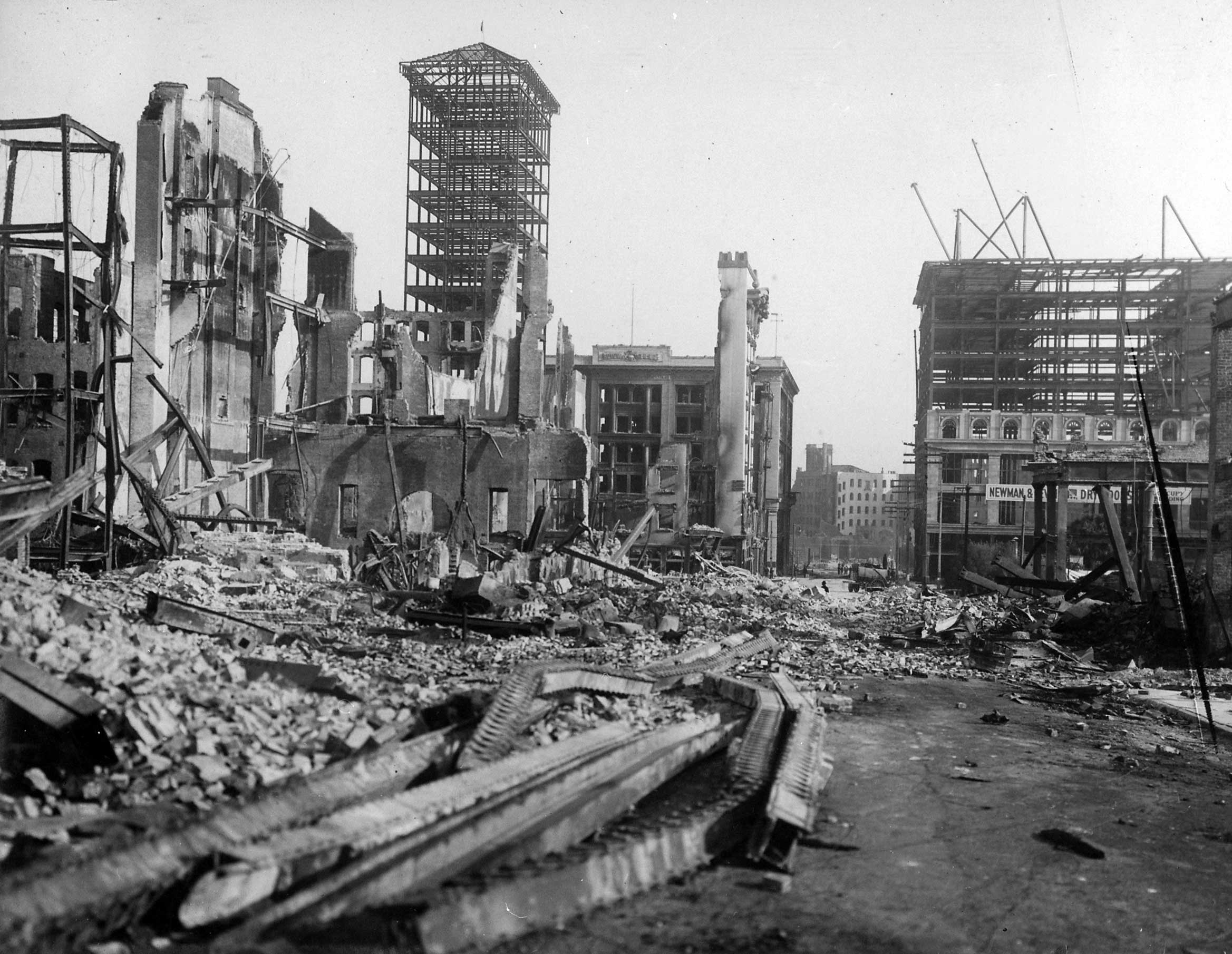 Сан-Франциско после землетрясения в 1906 году. Фото © Wikipedia / US Gov War Department. Office of the Chief Signal Officer