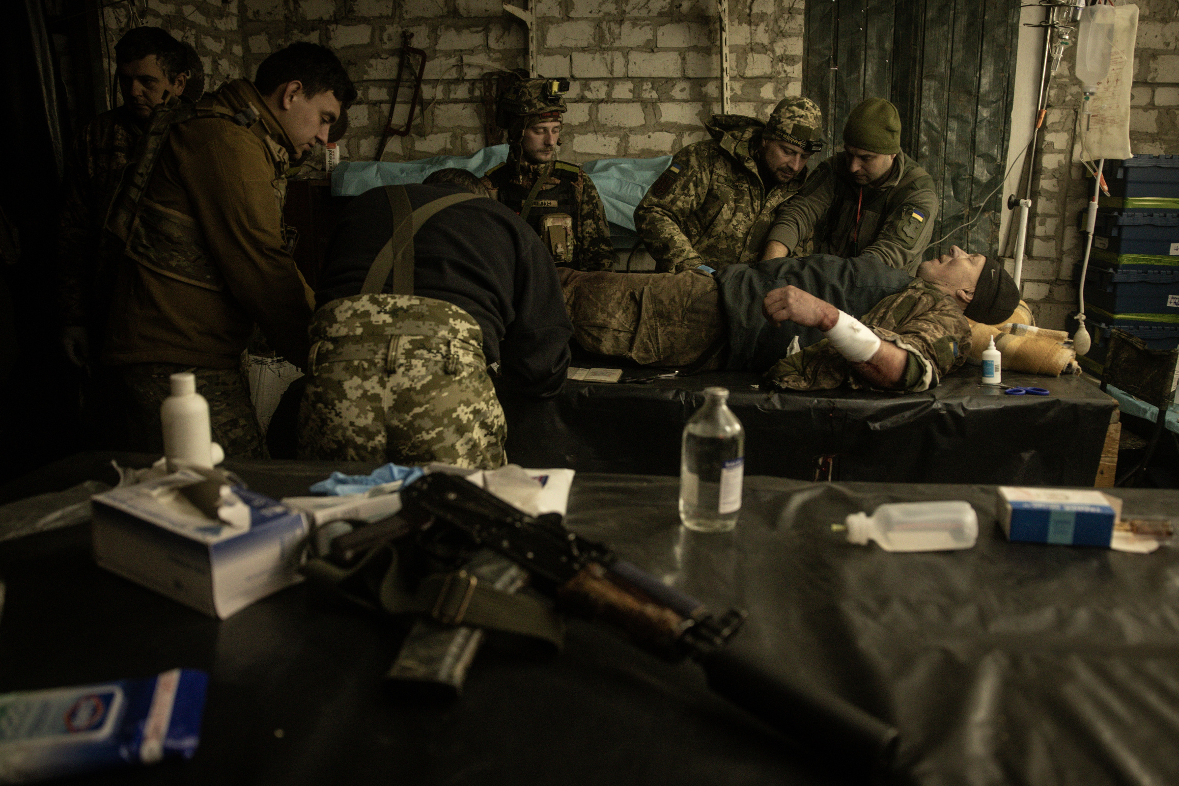 Раненые украинские военные. Фото © Getty Images / Chris McGrath