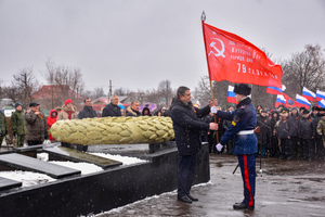 Митинг-реквием, посвящённый 80-й годовщине освобождения от фашистских захватчиков. Фото © Предоставлено LIFE