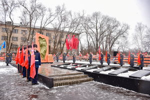 Митинг-реквием, посвящённый 80-й годовщине освобождения от фашистских захватчиков. Фото © Предоставлено LIFE