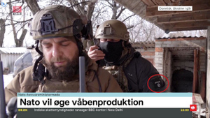 Боец ВСУ с шевроном ИГИЛ попал в эфир датского телеканала DRTV