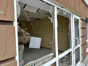Последствия обстрела города Шебекино со стороны ВСУ. Фото © Telegram / "Настоящий Гладков"