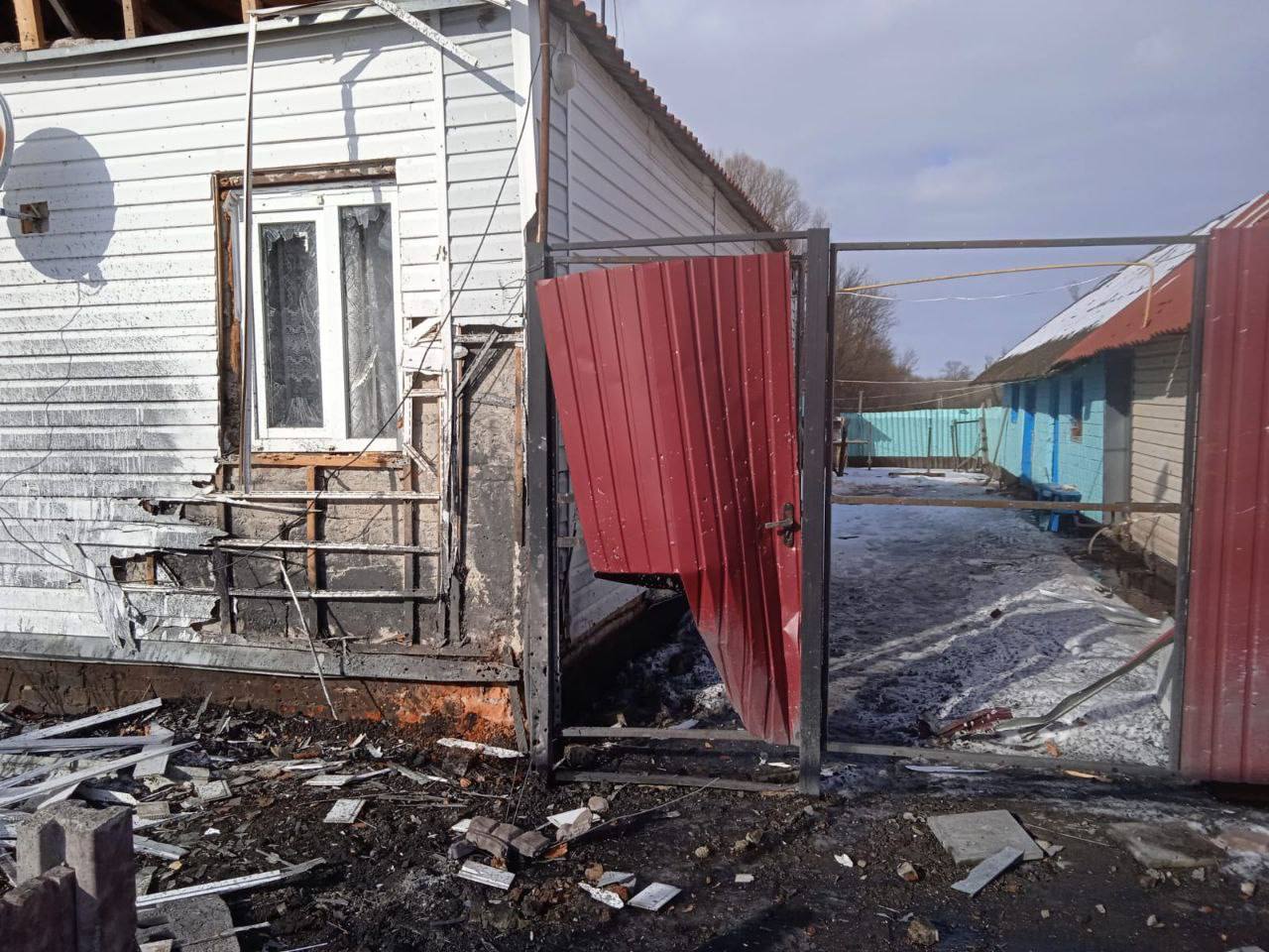 Последствия обстрела ВСУ Белгородской области. Фото © Telegram / Настоящий Гладков