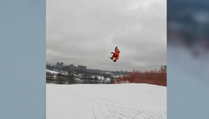Девятилетняя сноубордистка из Москвы выполнила сложнейший трюк и установила мировой рекорд