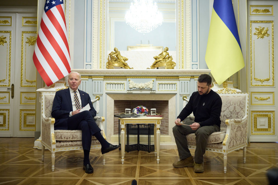 Джо Байден и Владимир Зеленский. Фото © Getty Images / Ukrainian Presidential Press Office