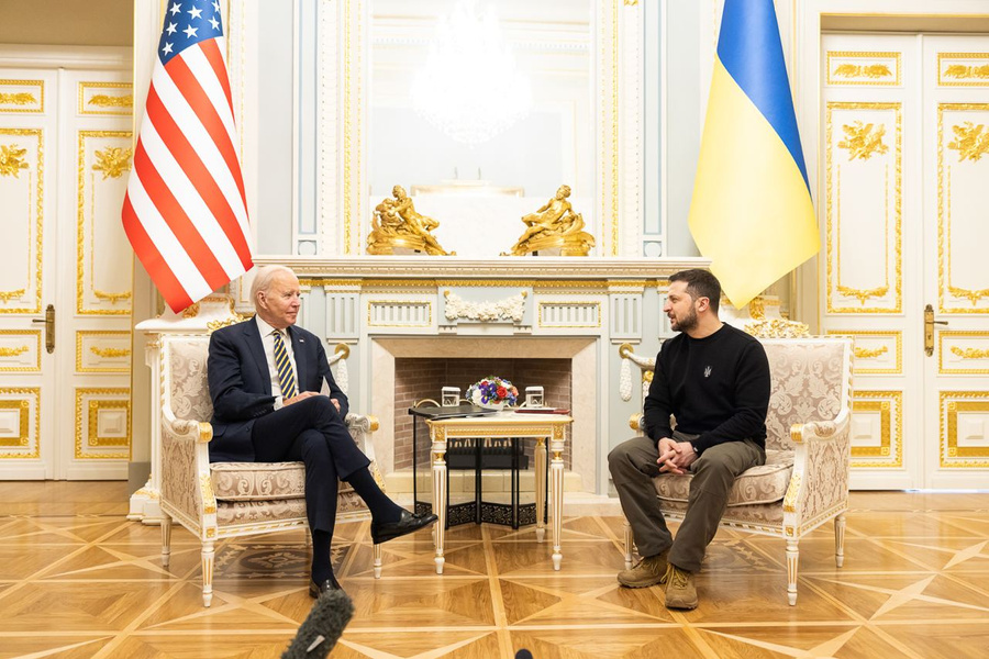 Президенты США и Украины Джо Байден и Владимир Зеленский. Обложка © t.me / V_Zelenskiy_official