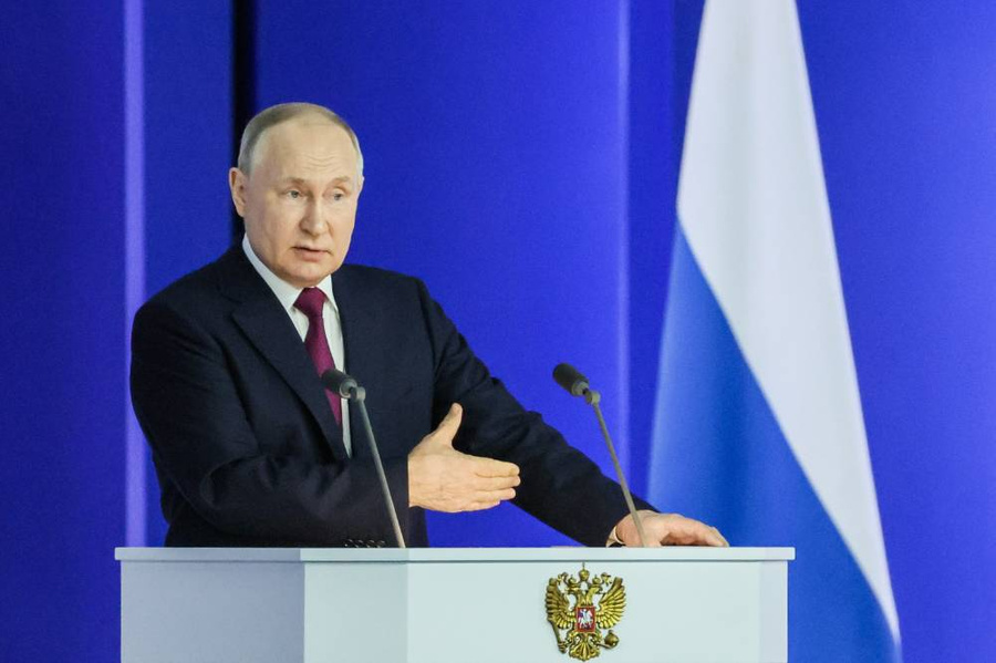 Президент РФ Владимир Путин. Обложка © ТАСС / Савостьянов Сергей