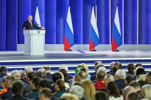 Путин указал на рост доли рубля в международных расчётах России
