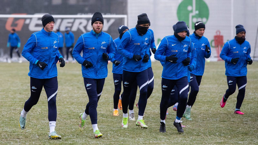 Тренировка ФК "Зенит". Фото © ФК "Зенит"