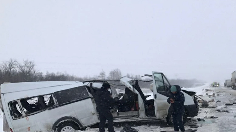 Последствия смертельного ДТП с автобусом в Самарской области. Обложка © ГУ МВД России по Самарской области