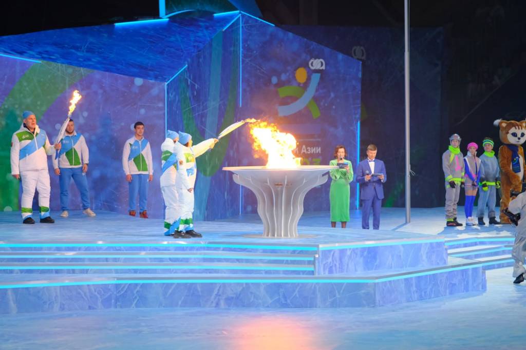 В Кузбассе состоялось открытие вторых зимних Международных спортивных игр "Дети Азии"