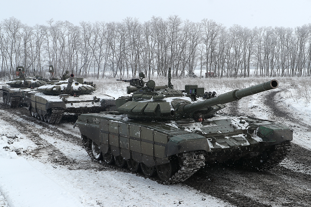 Танки Т-72Б3. Фото © ТАСС / Эрик Романенко