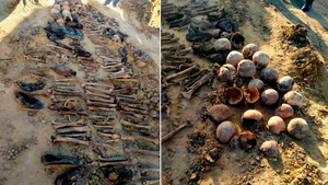 В Дагестане на берегу Каспийского моря обнаружили останки 18 человек