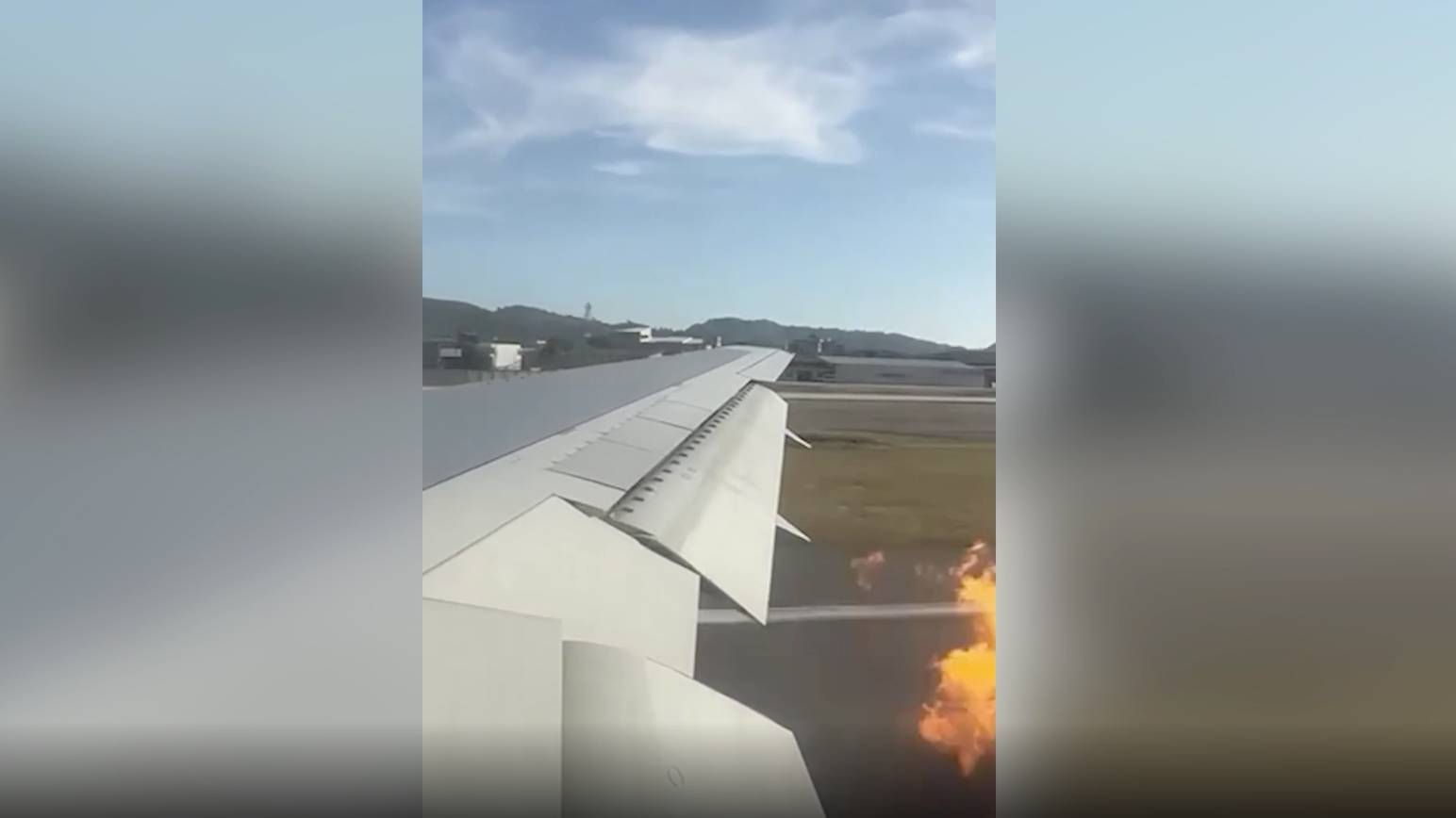 Пассажиры-россияне сняли на видео взрыв шасси самолёта Azur Air при взлёте в Пхукете