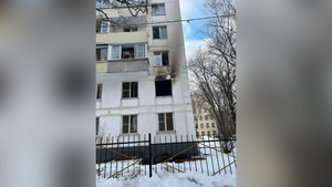 Кадры из квартиры в Москве, где после пожара обнаружили тело мужчины с ножевыми ранениями. Фото © Telegram / Прокуратура Москвы