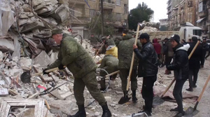 Более 300 военных РФ оказывают помощь в ликвидации последствий землетрясения в Сирии