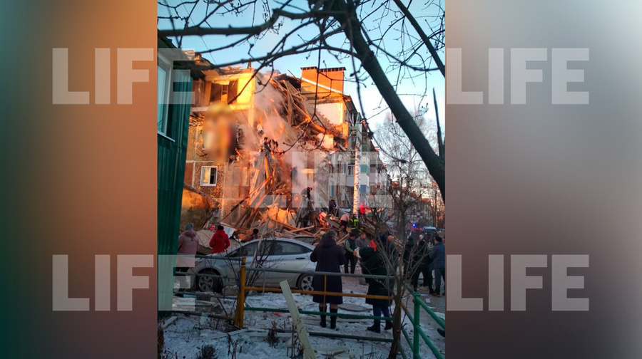 Последствия взрыва газа в Тульской области. Обложка © LIFE