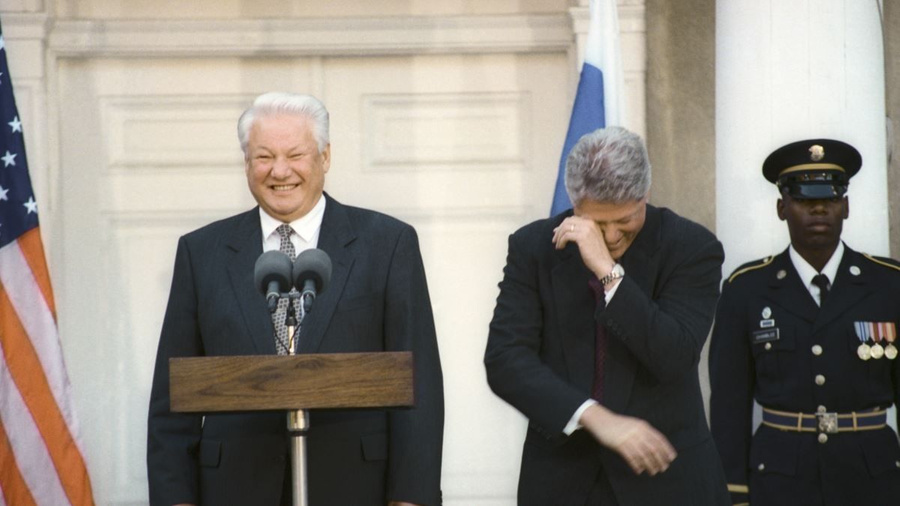 Борис Ельцин и Билл Клинтон. Фото © Kremlin.ru