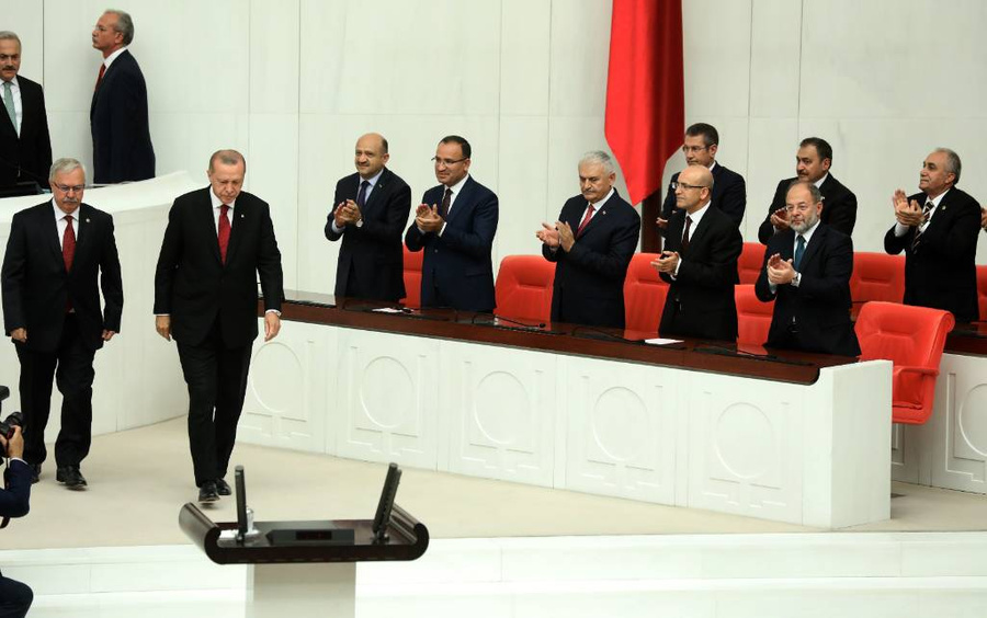 Церемония инаугурации президента Турции Реджепа Эрдогана в 2018. Фото © ТАСС / Zuma / Depo Photos