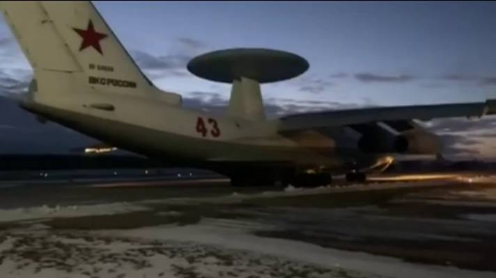 В Белоруссии показали видео с исправным российским летающим радаром