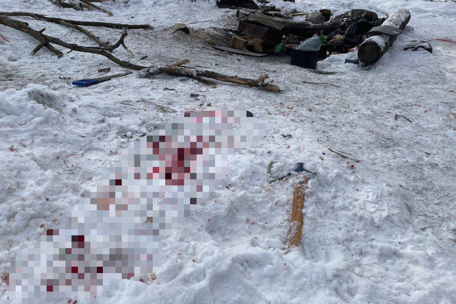 Место происшествия, где мужчина ранил топором двух человек. Фото © Прокуратура Москвы