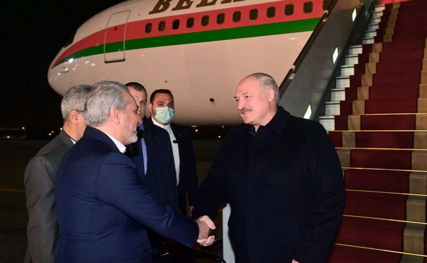 Лукашенко прибыл с официальным визитом в Иран