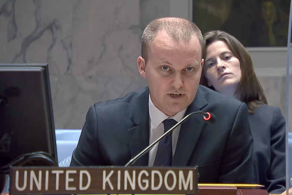 Представитель Британии в ООН Экерсли заговорил на русском языке