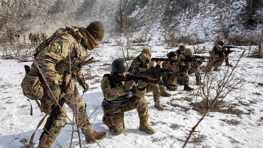 <p>Украинские военные. Обложка © Getty Images / John Moore</p>