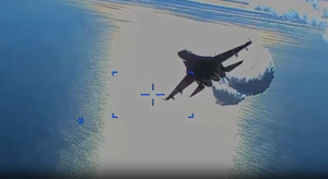 Опубликовано видео с американского дрона MQ-9 Reaper перед падением в Чёрное море