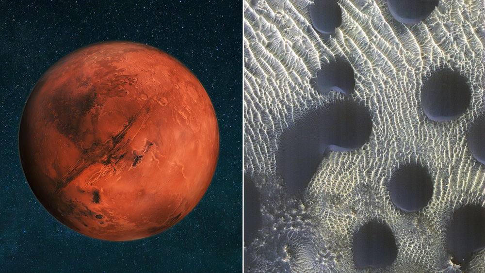 Реальная загадка: На Марсе нашли чёрные пятна неизвестного происхождения