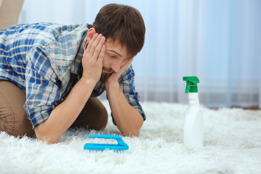 Если у вас есть дома ковёр, который не получалось нормально почистить, вот вам лайфхак. Фото © Shutterstock