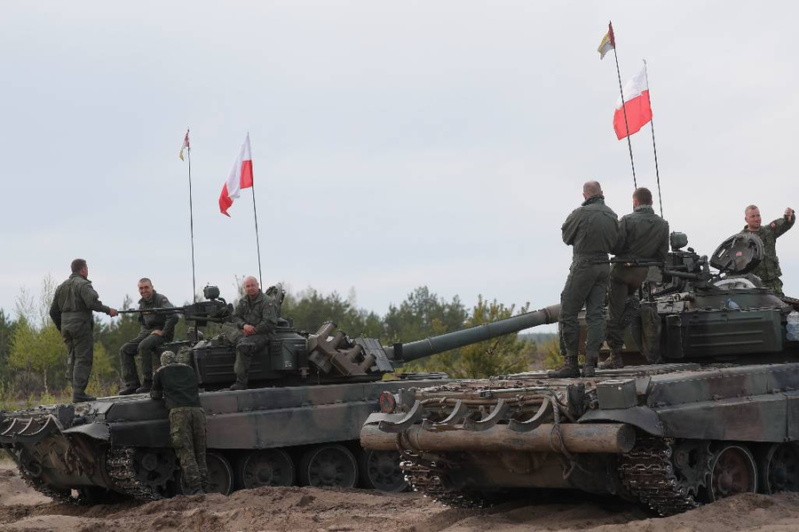 Польский танк PT-91 Twardy. Фото © ТАСС / EPA / TOMS KALNINS
