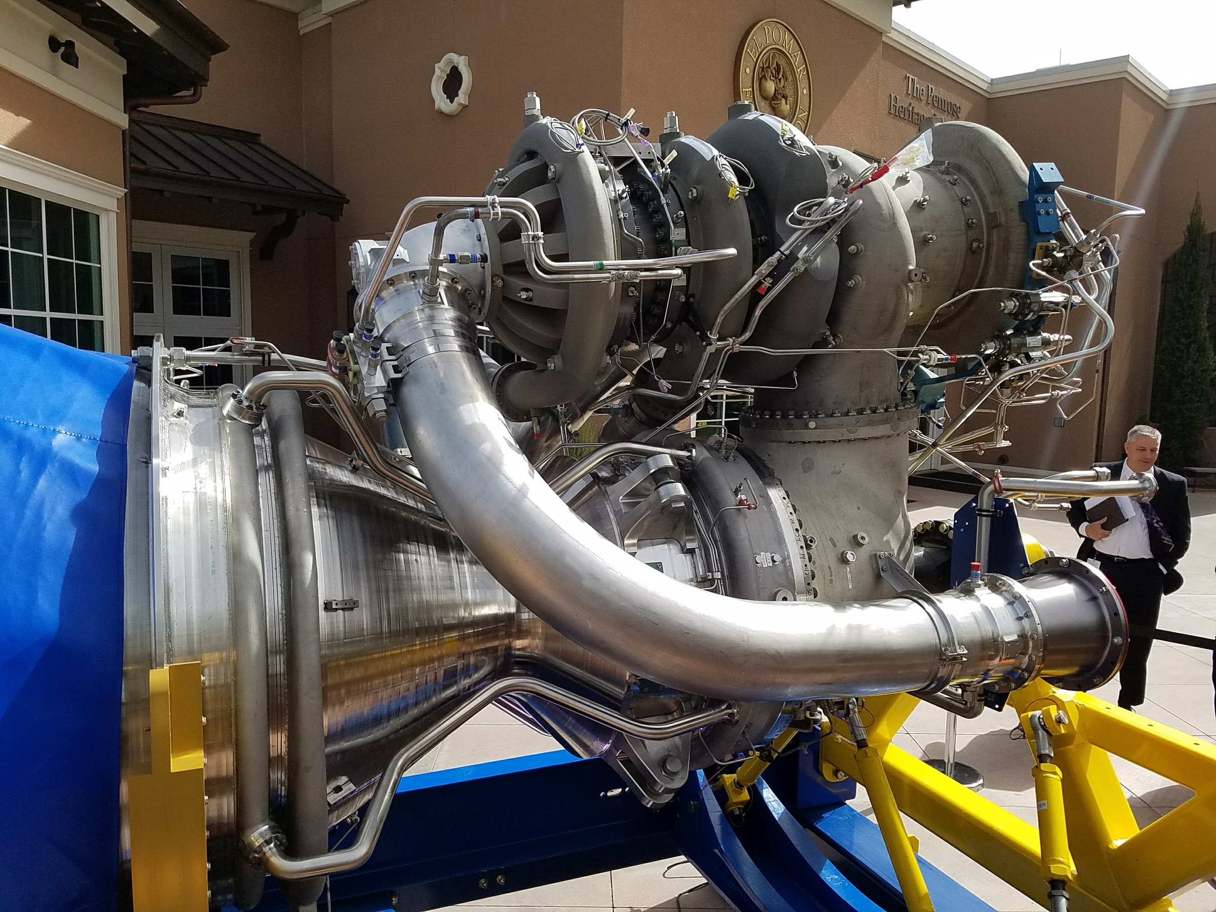 Двигатель BE-4 от компании Blue Origin. Фото © Wikipedia / N2e 