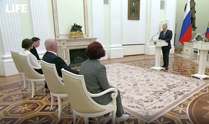 Путина удивило отсутствие хореографа Полунина на церемонии в Кремле