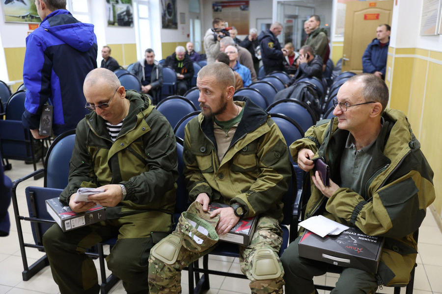 Участники специальной военной операции. Фото © "Петербургский дневник" / Дмитрий Фуфаев