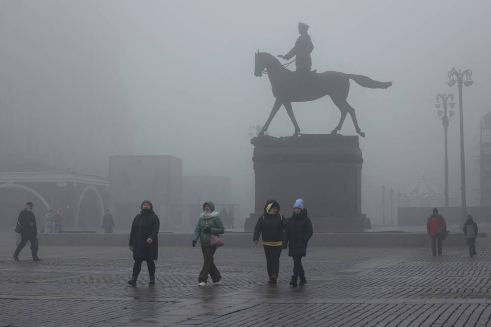 Москвичей предупредили о тумане в ночь на воскресенье