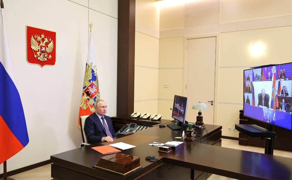 Путин на следующей неделе проведёт совещания с членами правительства и Совбеза РФ