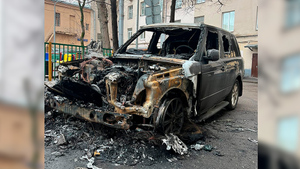 В центре Москвы неизвестные подожгли Range Rover активистки "Басманного самоуправления"
