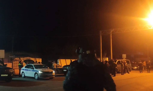 Изрешечённые стены: Опубликовано видео с обстрелянного поста в Ингушетии