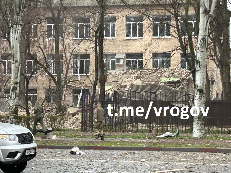 Последствия обстрела Мелитополя со стороны ВСУ. Фото © Телеграм-канал Владимира Рогова