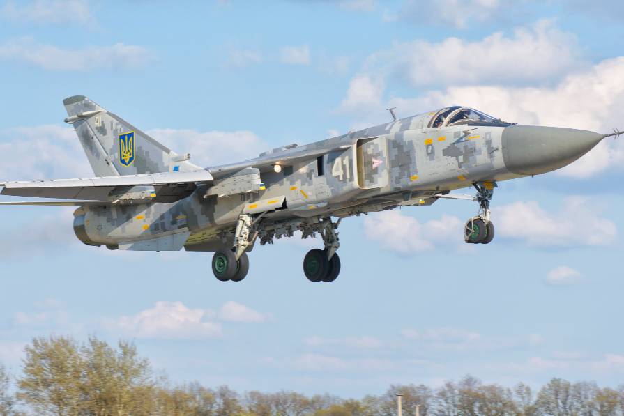 Российские войска сбили в ДНР украинский самолёт Су-24