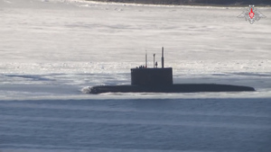 Минобороны показало видео пуска "Калибра" с подлодки в Японском море