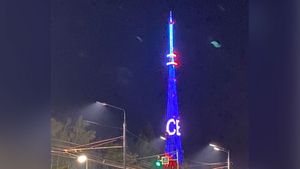 На брянской телебашне включат подсветку в поддержку раненного украинскими диверсантами мальчика