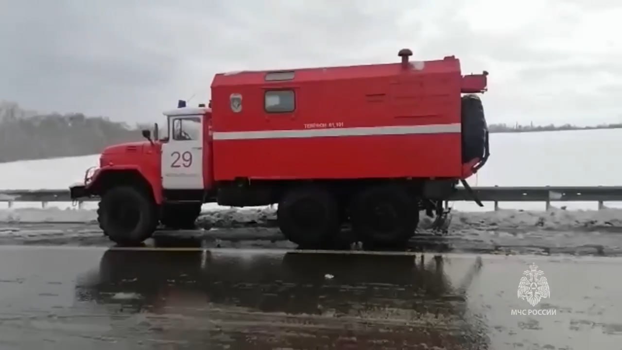 Длина пробки в Ростовской области, вызванная снегопадом, сократилась до 21 километра