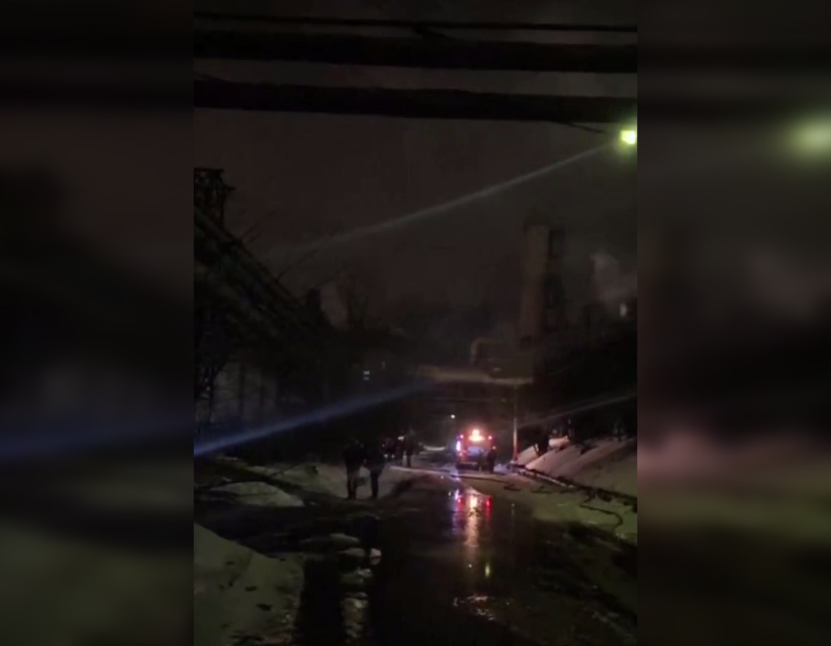 Пожар на коксогазовом заводе в подмосковном Видном потушили