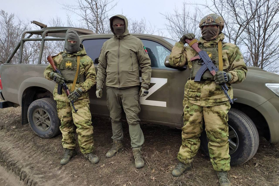 Сербские добровольцы из батальона имени Павла Судоплатова. Обложка © t.me / BalitskyEV