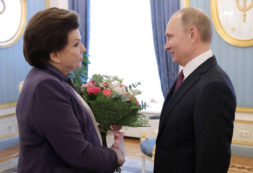 Путин поздравил Валентину Терешкову с днём рождения