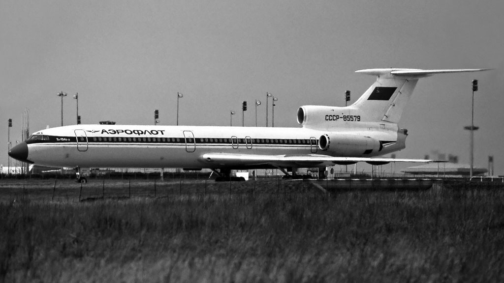 Ту-154Б-2 авиакомпании "Аэрофлот", идентичный захваченному. Фото © Wikipedia