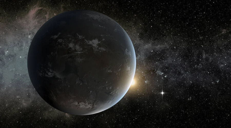 <p>Экзопланета размером с Землю Kepler-62f, расположенная в 1200 световых годах от Земли, в представлении художника. Фото © <a href="https://news.ucr.edu/articles/2023/03/07/planet-could-end-life-earth" target="_blank" rel="noopener noreferrer">news.ucr.edu</a> / NASA Ames / JPL-Caltech / Tim Pyle</p>